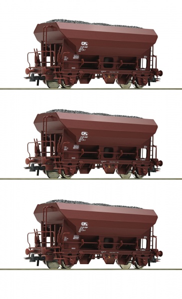 Set of 3 hopper cars<br /><a href='images/pictures/Roco/Roco-76173.jpg' target='_blank'>Full size image</a>